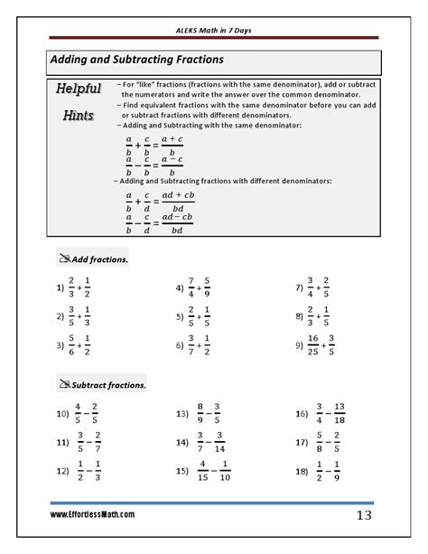 Math Placement Exam 